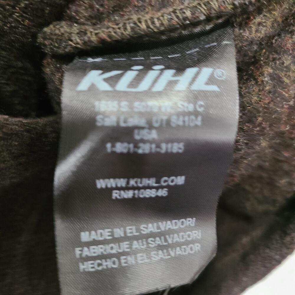 KUHL Europa 1/4 Zip Fleece Sweater Mens XXL Brown Alfpaca Pullover EUC - Picture 9 of 12